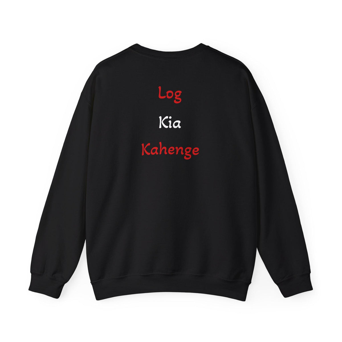 Log Kia Kahenge sweatshirt | Hindi phrase crewneck, back text design