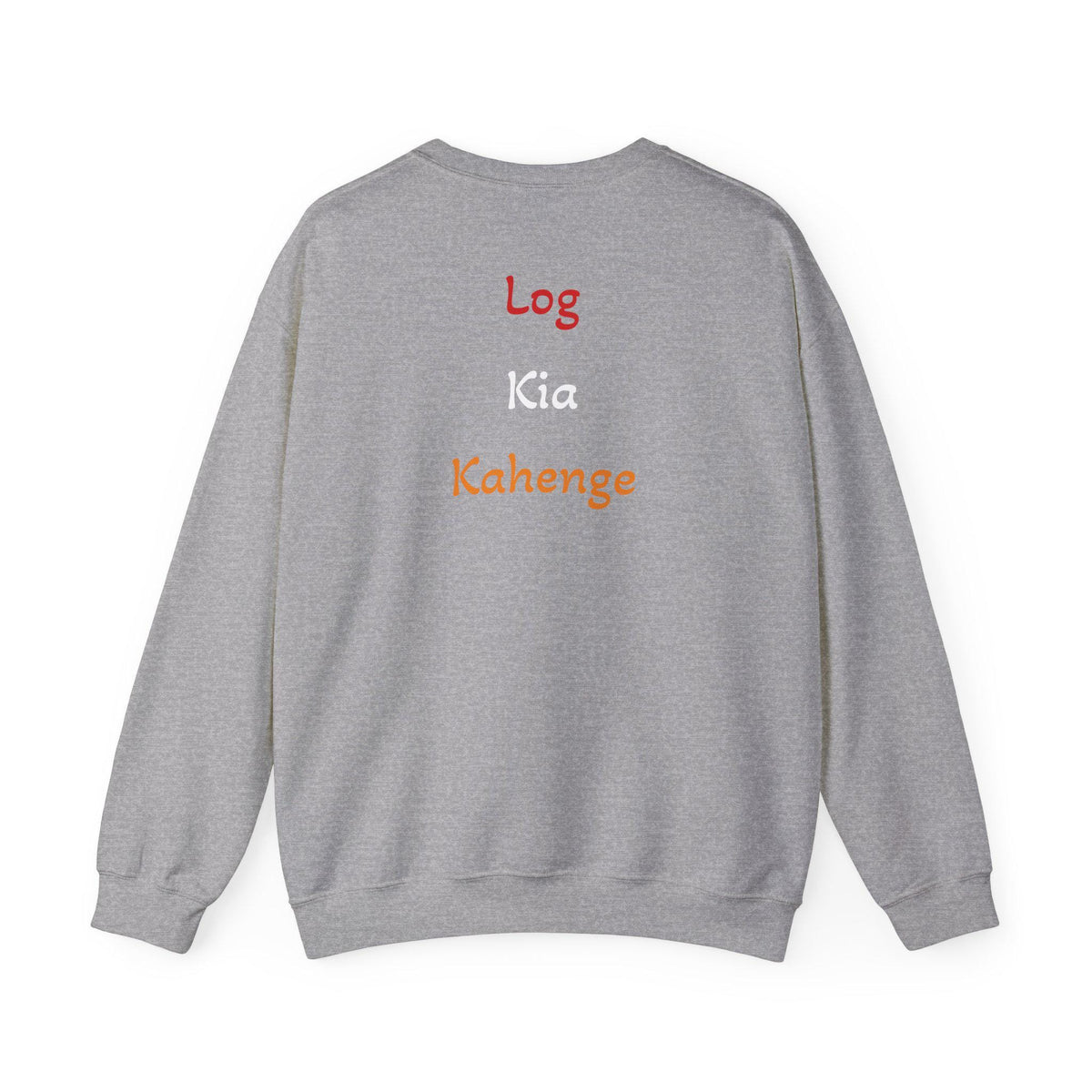 Log Kia Kahenge sweatshirt | Hindi phrase crewneck, back text design