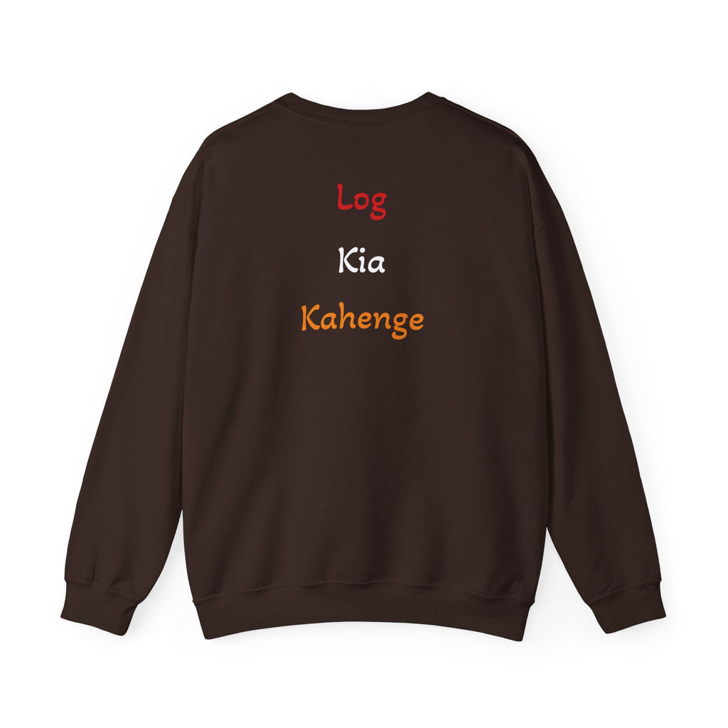 Log Kia Kahenge sweatshirt | Hindi phrase crewneck, back text design