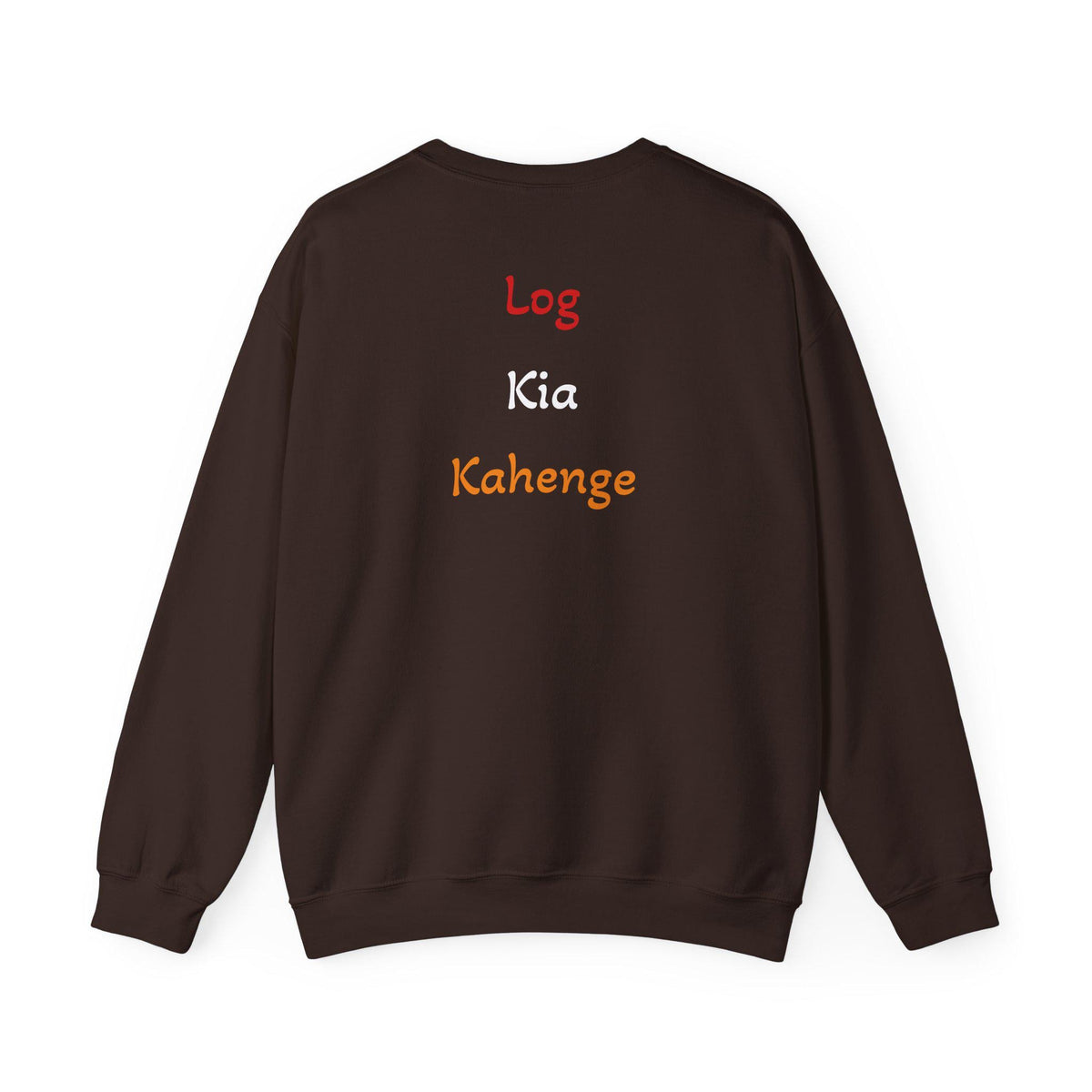 Log Kia Kahenge sweatshirt | Hindi phrase crewneck, back text design