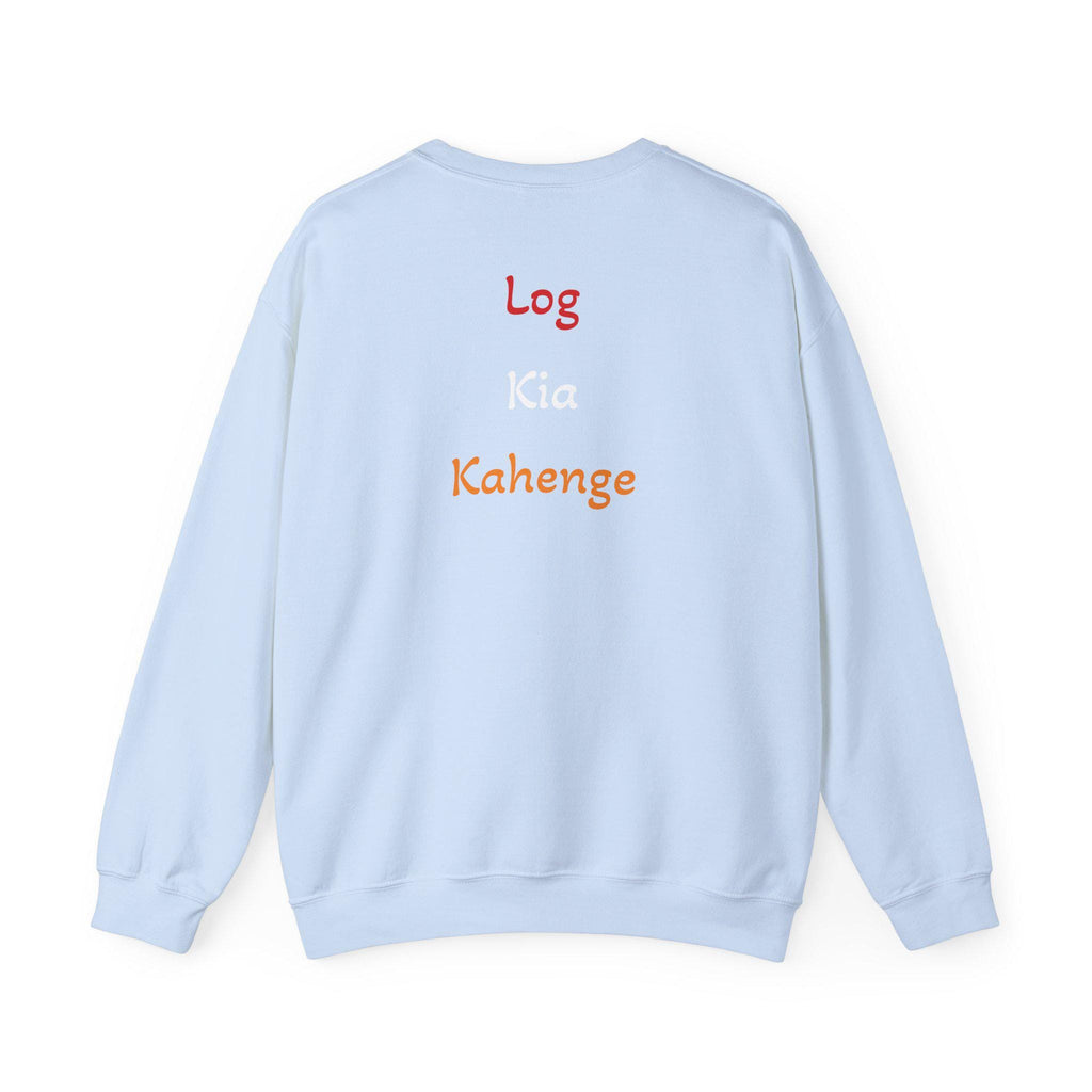 Log Kia Kahenge sweatshirt | Hindi phrase crewneck, back text design