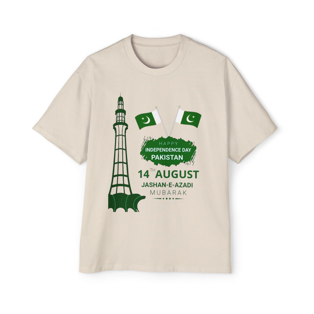 Pakistan Independence Day 14 August Tee | Minar-e-Pakistan Flag Design