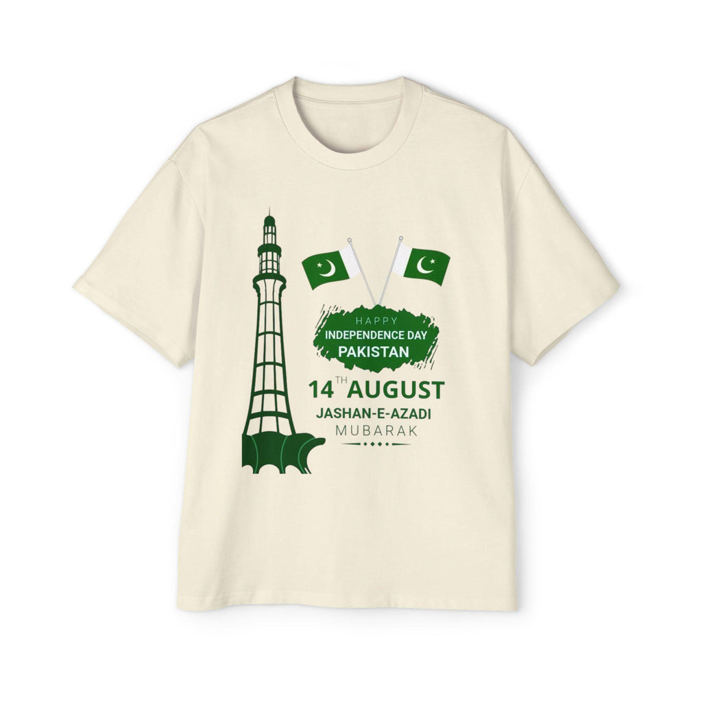 Pakistan Independence Day 14 August Tee | Minar-e-Pakistan Flag Design
