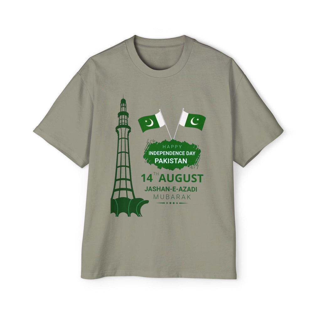 Pakistan Independence Day 14 August Tee | Minar-e-Pakistan Flag Design