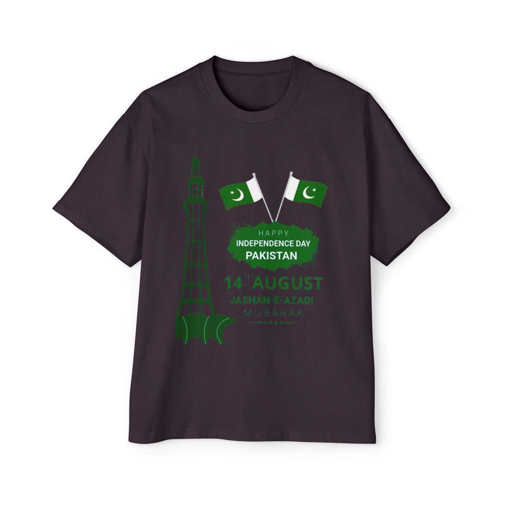 Pakistan Independence Day 14 August Tee | Minar-e-Pakistan Flag Design