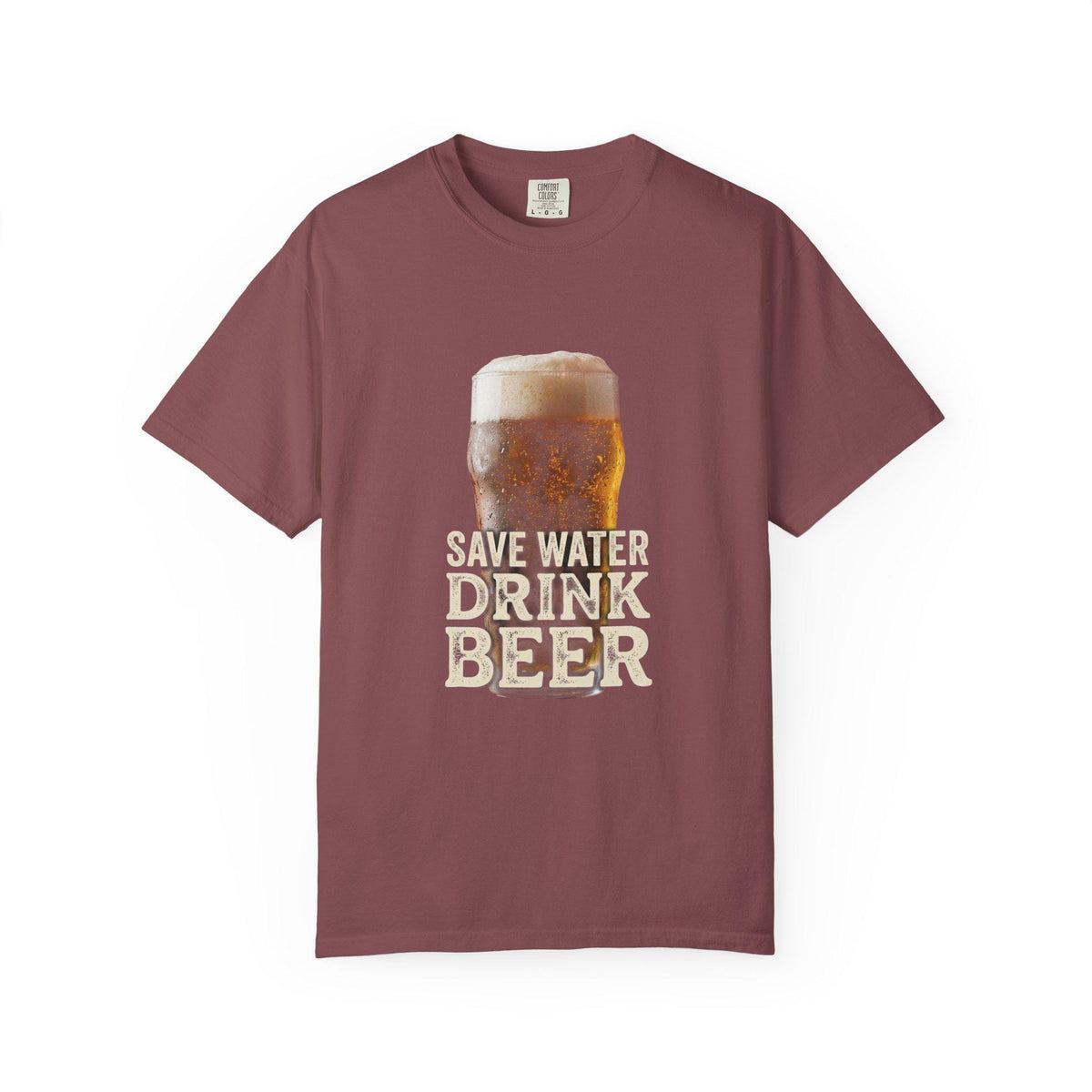 Save Water Drink Beer T-shirt | Beer Glass Illustration